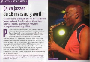 Jazz au Confluent Conflans mars 2016
