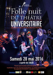 Folle nuit du théâtre 28 mai 2016
