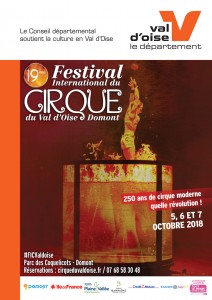 Festival International de Cirque Domont 2018 Affiche