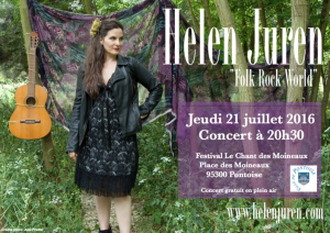 Helen JUREN  Le Chant des Moineaux Pontoise 21 juillet 2016