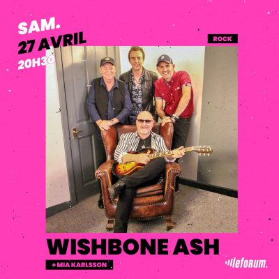 Wishbone Ash au Forum de Vauréal 27 avril 2024